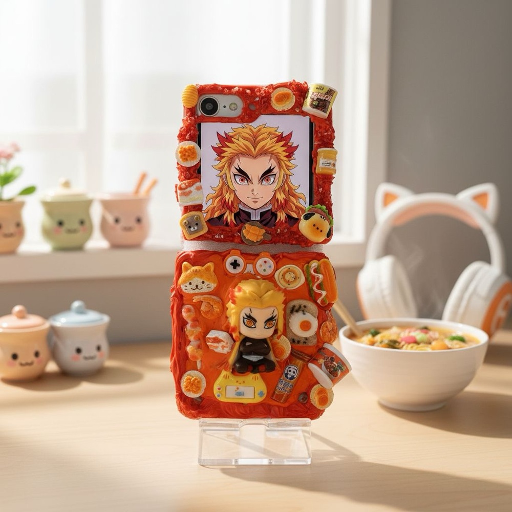 Handmade Phone case Rengoku Demon Slayer For any phone model